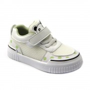 Детские кроссовки Apawwa NC59-1 GREEN бело-зеленые 21-25